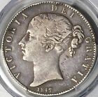 1847 Pcgs Vf 35 Victoria Crown Great Britain 5 Shillings Silver Coin  23080203c 
