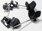 Pair Ki Mobility Axiom Swing Away Lateral Trunk Supports 4x6 Pads Chrome L-bars