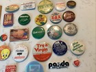 Vintage 24 Pinback Button Iga Fedex Dr Pepper Roots Hersheys Hbo Shell Oil  Pin