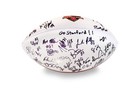 2012 Stanford Cardinal Authentic Signed Ncaa Team Football W cert  a14a 