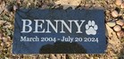Pet Memorial Gravestone Granite Stone Grave Marker Headstone Garden Plaque T9