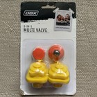 Dbx 3-in-1 Multivalve For Inflatable Boats Rafts Kayaks And Towable Tubes New
