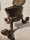 Antique Brass Nesting Cup Weights Set Figural Legs Nuremberg Apothecary Scale 16