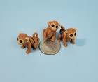 Micro Flexi Monkey 3d Printed Articulated Toy Figure     Tiny Cute Desk Pet