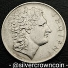 Albania          Shqipni 1 Lek 1930 V  Km 5  Nickel 1 Dollar Coin  Horseman  Rider 