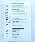 Dave   Busters Menu Vintage 2000 Milpitas California Restaurant Travel Dining