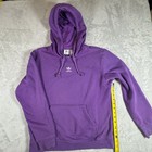 Adidas Originals Trefoil Essentials Hoodie Purple Size S Fleece Pullover
