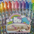 Hello Kitty And Friends 16 Piece Glitter Pen Body Art Set  Glittery And Bright