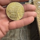 Physical Bitcoin Commemorative Coin Gold Color Collection Collectible New