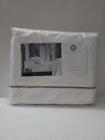 Hotel Collection Italian Percale 100  Cotton 300tc 4-pc  White Full Sheet Set
