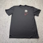 Georgia Bulldogs Nike Shirt Men L Black Dri-fit Crew Legend Tee Short Sleeve