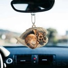 Personalized Sleeping German Shepherd Dog Christmas Ornament  Dog Angel Wings