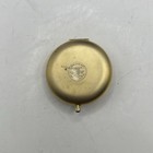 Vtg Estee Lauder Gold Tone Angel Compact Lucidity Pressed Powder Collectible