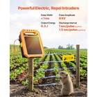 0 3j Solar Fence Charger 1 86 Miles Range Electric Fence Energizer For Livestock
