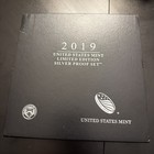 2019 United States Mint Limited Edition Silver Proof Set Original Box With Coa