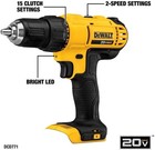 Dewalt 20v Max Cordless Drill And Impact Driver  Power Tool Combo Kit   Includes