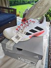 Adidas Barricade - White orange Men s Tennis casual Shoes Size 7 Nwt