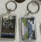 Lot Of 5 Vintage Kentucky Keychain Plastic  Metal  Wood