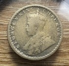 1916 India 1 4 Rupee - Actual Silver Coin Shown - Free Shipping Inv 227