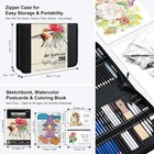 206pcs Art Set Professional Drawing Painting Supplies Kit For Adults Kids Artist