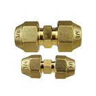 2pieces Copper Pipe Extension Joint Connectors For Air 3 8  And 1 4 