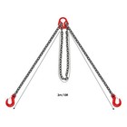 Lifting Chain Sling 1 Leg 5 16in 10ft Swl 6613 87lbs Sling W 1 Hooks shortner