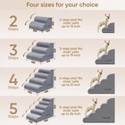 4-step Pet Stairs For High Beds   Sofas  19 6  h Dog Stairs