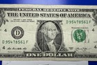   Series 2013 One Dollar Bill Well Inked Contamination Error Rare Currency Error