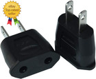 Socket Plug Adapter Europe Eu Euro To Us Travel Charger Ac Power Converter 2pcs 