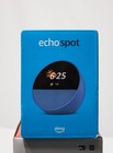 Echo Spot  2024 Release  Smart Alarm Clock With Alexa Vibrant Sound Ocean Blue