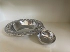 Wilton Armetale Harvest Large Round Chip And Dip Serving Bowl