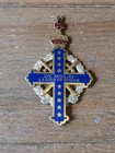 Vintage De Molay Legion Of Honor Pendant Enamaled  Medal 3 