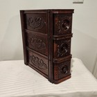Gorgeous Set 3 Singer Sewing Machine Drawers frames C1909 Art Nouveau  2