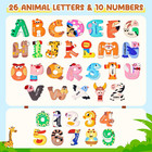 Magnetic Letters And Numbers Fridge Magnets  Soft Pvc Learning Refrigerator Toy 
