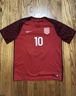 Nike Christian Pulisic Team Usa Usmnt  10 Jersey 2017 Red Third Large Authentic