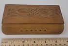 Vintage Carved Wood Wooden Box