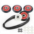 Dryer Repair Kit 4 Rollers Pulley Belt Set For Whirlpool Kenmore Sears Maytag Us
