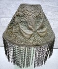 Antique Newcomb School Arts   Crafts Nouveau Style Pierced Brass Lamp Shade