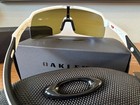 Oakley Sutro Shield Cycling Sunglasses White Frame Blue With 2 Extra Lenses