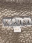 Meshki Denim Fur Lined Cropped Jacket
