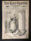 Complete 1874 Daily Graphic Illustrated Large Newspaper Advertising 6 18 Vg exc