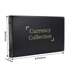1 Pc Of Banknote Album 40   page Currency Collector Display