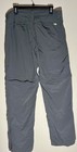 The North Face Men   s Gray Convertible Hiking Pants Shorts Size 34