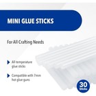 Westcott 16837 Premium All-temperature Mini Glue Sticks For Hot Glue Gun 30 Pack