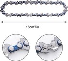 4 Pcs 4 Inch Chainsaw Blade  Mini Chain Replacement  Portable    