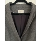 Ann Taylor Loft Classic Heathered Gray One-button Blazer Career Jacket Sz 6