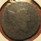 1795 Liberty Cap Half Cent  Plain Edge  No Pole     Partially Readable  Scarce 