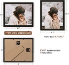 8x10 Picture Frame Set Of 5 black Photo Frames Display 8 x10  Pictures picture F