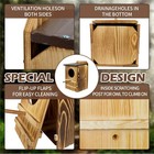 Owl House-wooden Owl Box Owl Houses For Outdoors Suitable For Barn Owl Nesting