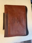 Men s Classic Bible Cover Cross John 3 16  Brown Faux Leather Large